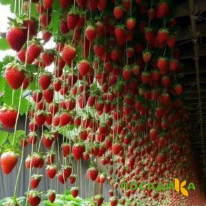 Клубника ампельная Анастасия купить по цене от 370р. в интернет-магазине «Посадика» с доставкой почтой в в Гусь-Хрустальныйе и по всей России – [изображение №1].