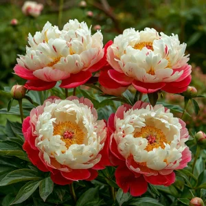 Пион Коралловый Каскад купить по цене от 490р. в интернет-магазине «Посадика» с доставкой почтой в в Гусь-Хрустальныйе и по всей России – [изображение №1].